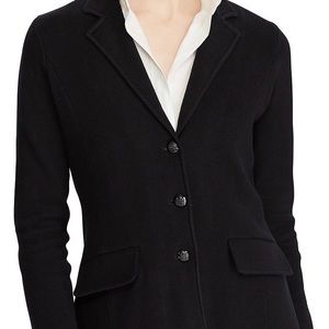Ralph Lauren Sweater-Knit Blazer